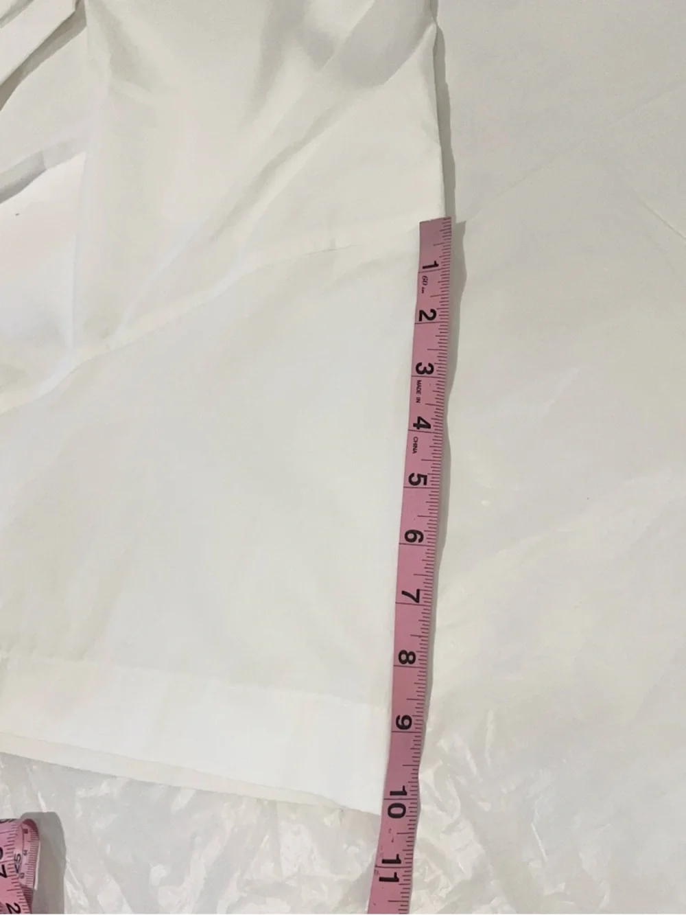 Nina Ricci NWOT Blouse Top  Ruffle Belted Unique Short Sleeves Size XL White - Picture 13 of 15